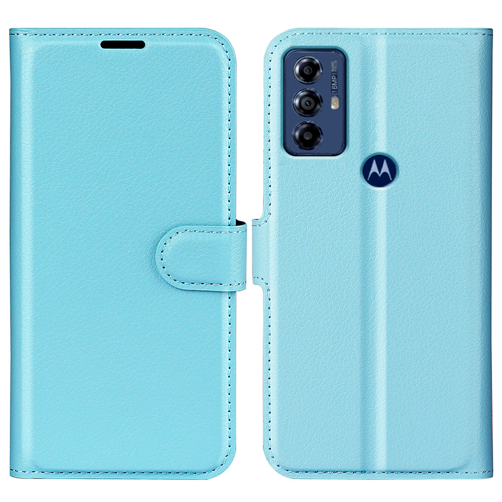 For Motorola Moto G Play (2023) 4G Wallet Cell Phone Cover Litchi Texture PU Leather Stand Full Protection Flip Anti-scratch Phone Case For Motorola Moto G Play (2023) 4G Wallet Cell Phone Cover Litchi Texture PU Leather Stand Full Protection Flip Anti-scratch Phone Case